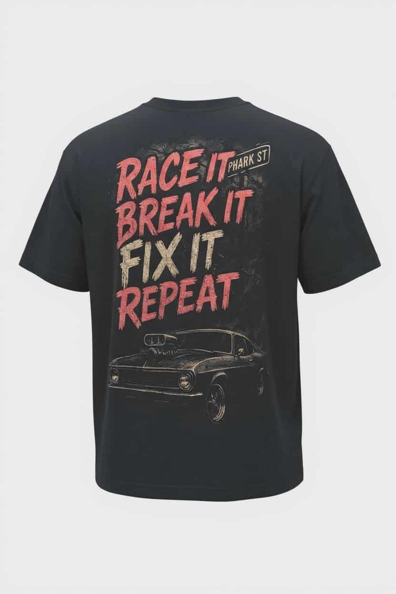 Race it. Break it. Fix it Tee